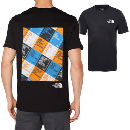 【The North Face】男新款 柔軟透氣棉質短袖圓領T恤.休閒衫.運動上衣/4UCG-WZY 黑✿30E010